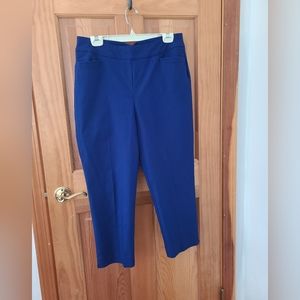 Chicos size 2 (large) cropped pants. Saffire blue
